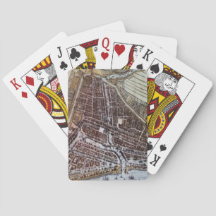 Jeu De Cartes Réplique carte de la ville de Rotterdam 1652