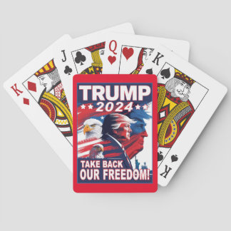 Jeu De Cartes Reprenez notre liberté Donald Trump Profil 2024
