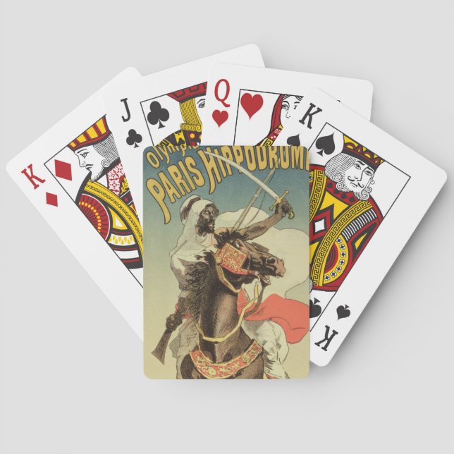 Jeu De Cartes Reproduction d'une affiche publicitaire d'une expo (dos)