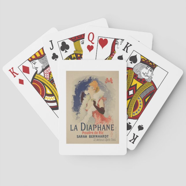 Jeu De Cartes Reproduction La Diaphane de publicité par (dos)