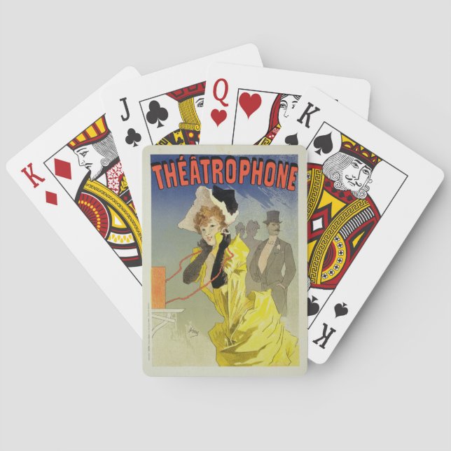 Jeu De Cartes Reproduction of a poster advertising (dos)