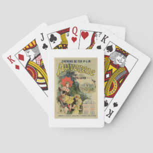Jeu De Cartes Reproduction of a poster advertising the 'Auvergne