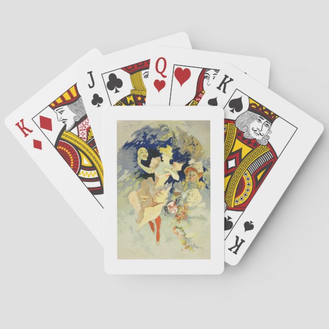Jeu De Cartes Reproduction of 'La Danse', 1891 (litho) (dos)