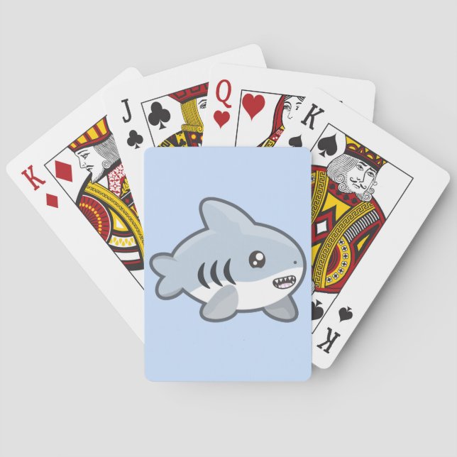 Jeu De Cartes Requin de Kawaii (dos)