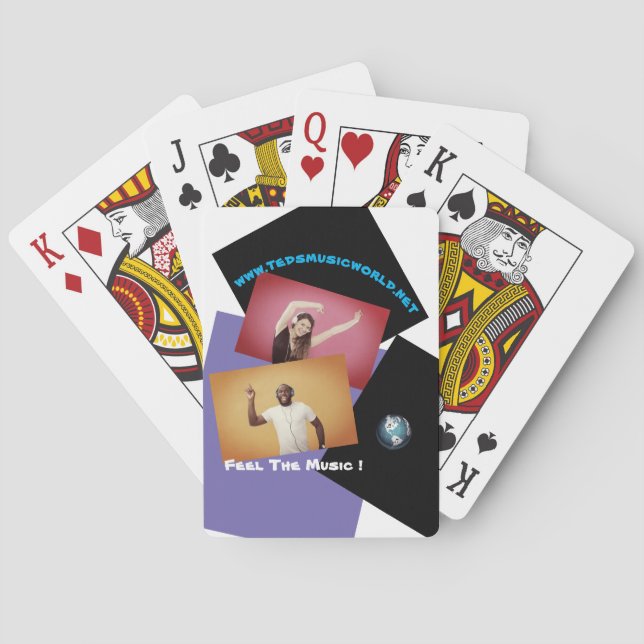 Jeu De Cartes Ressentez la musique (dos)