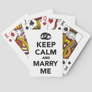 Jeu De Cartes Reste calme et épouse-moi
