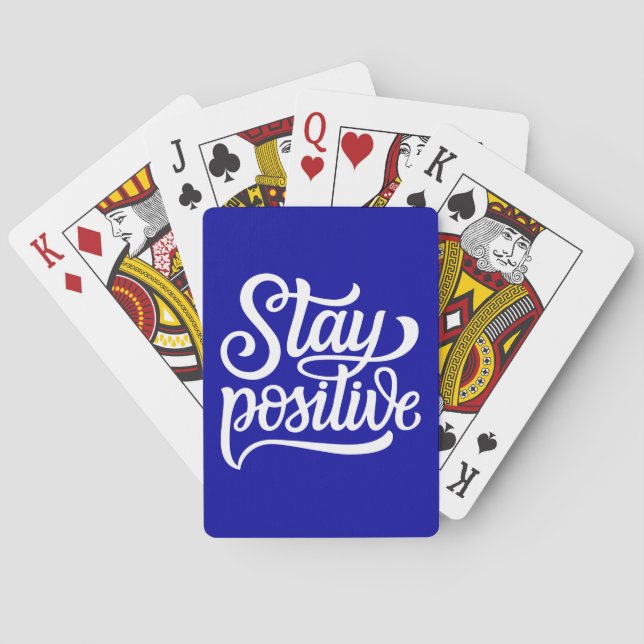 Jeu De Cartes Rester bleu positif (dos)