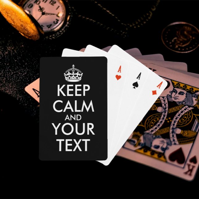 Jeu De Cartes Restez calme et continuez - Créez votre propre (Créateur téléchargé)