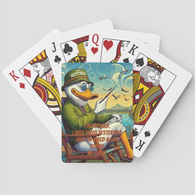 Jeu De Cartes Retraité & Relaxé (dos)
