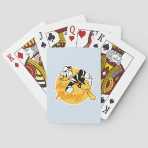 Jeu De Cartes Rétro Badge Donald Duck "Oh zut alors"