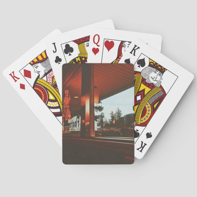 Jeu De Cartes Retro Diner dans le Pacifique Nord-Ouest (dos)