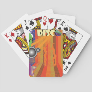 Jeu De Cartes Retro Disco Party les années 70 Funk Art