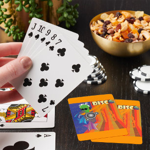 Jeu De Cartes Retro Disco Party les années 70 Funk Art