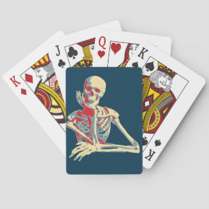 Jeu De Cartes Rétro squelette