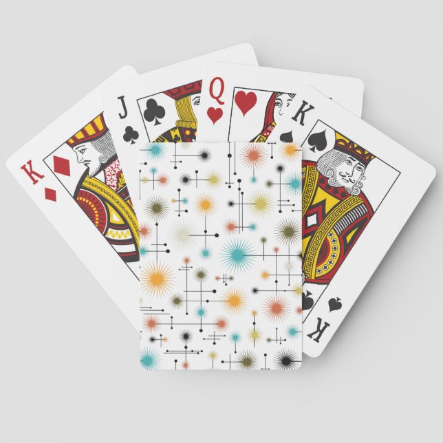 Jeu De Cartes Retro Starbursts A Go-Go ! (dos)