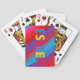 Jeu De Cartes Retro Vêtements Marque ESLEEP Lecture Cartes Deck