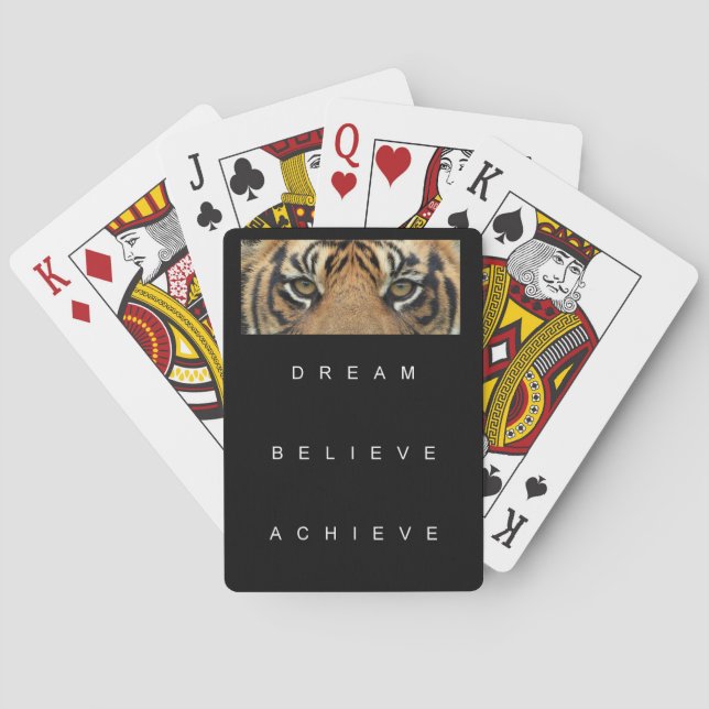 Jeu De Cartes rêve croire obtenir une soumission motivante (dos)