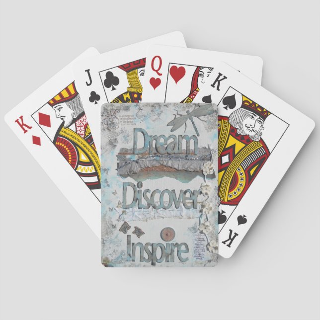 Jeu De Cartes Rêve multimédia mixte Découvrez l'art inspiré (dos)