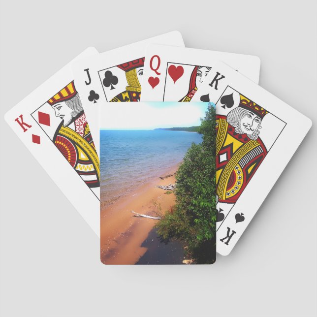 Jeu De Cartes Rêver du lac Michigan (dos)