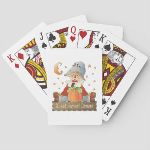 Jeu De Cartes Rêves doux d'épouvantail d'automne