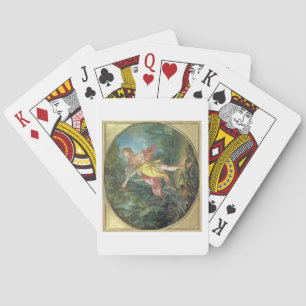 Jeu De Cartes Rhea Sylvia fuyant le loup, 1756
