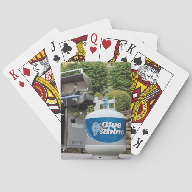 Jeu De Cartes Rhino bleu (dos)