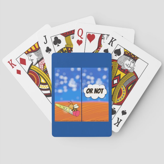 Jeu De Cartes Rick London Funny Shakespeare Hamlet Bee Comique (dos)