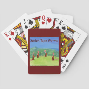 Jeu De Cartes Rick London Funny Worms Of Scotland Comic