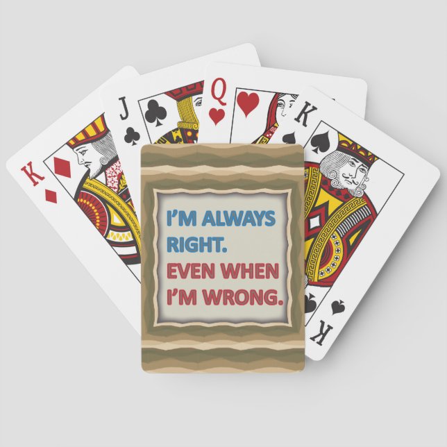 Jeu De Cartes Right (dos)