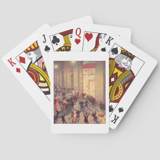 Jeu De Cartes Riot in the Galleria, 1909 (dos)
