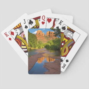 Jeu De Cartes Rivière à Red Rock Crossing, Arizona