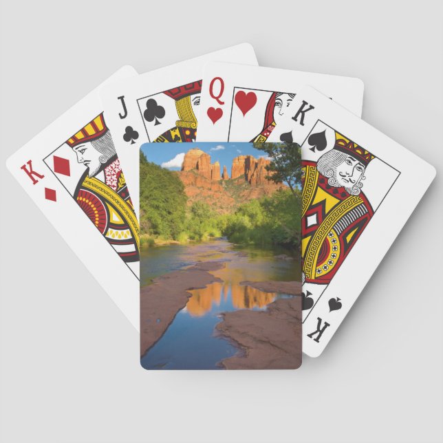 Jeu De Cartes Rivière à Red Rock Crossing, Arizona (dos)