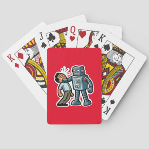 Jeu De Cartes Robot en colère