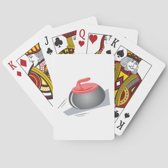 Jeu De Cartes Rocher de curling (dos)