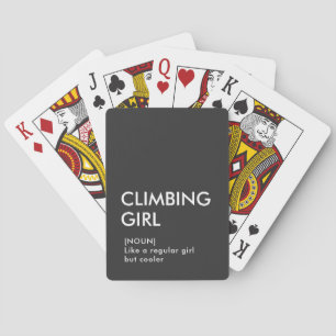 Jeu De Cartes Rock Escalade fille cadeau tendance pour elle