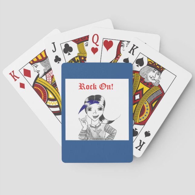Jeu De Cartes Rock On ! Pont des cards (dos)