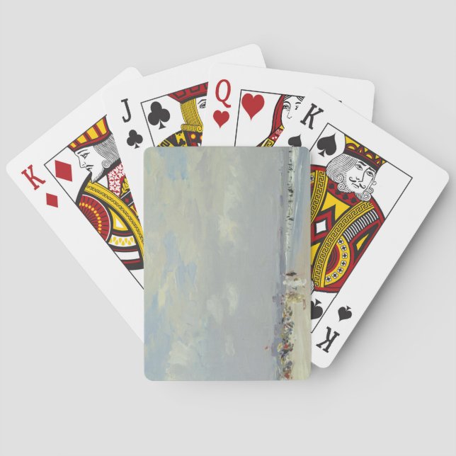 Jeu De Cartes Rockaway Beach (New York) (par E.H. Potthast) (dos)