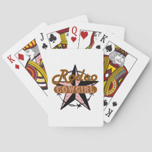Jeu De Cartes Rodeo Cowgirl Jouer aux cartes