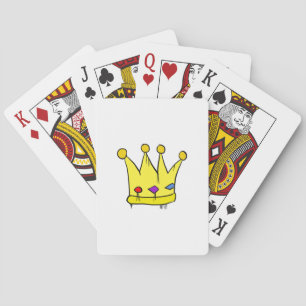 Jeu De Cartes Roi et Reine Couronne