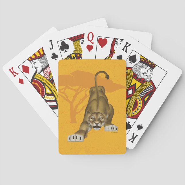 Jeu De Cartes Roi Lion| Fierce Nala (dos)