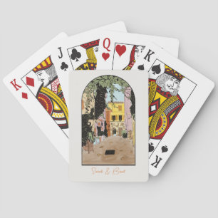 Jeu De Cartes Roma Italie Mariage sacs de bienvenue. Cadeaux de