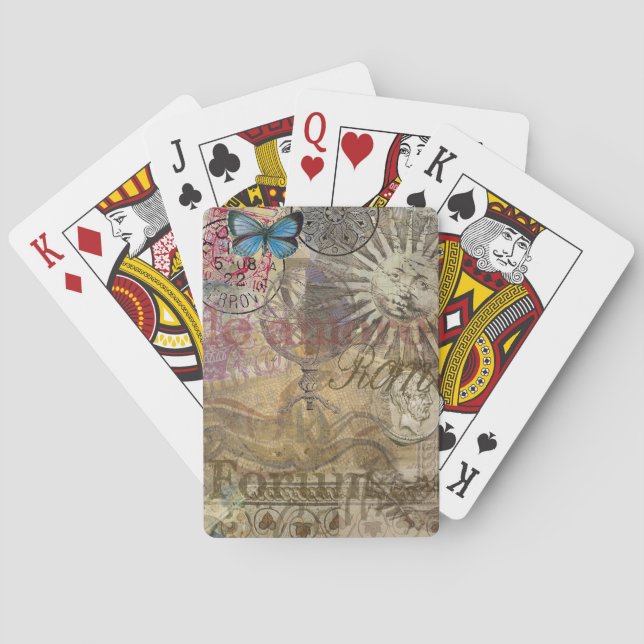 Jeu De Cartes Rome Italy Travel Vacation (dos)