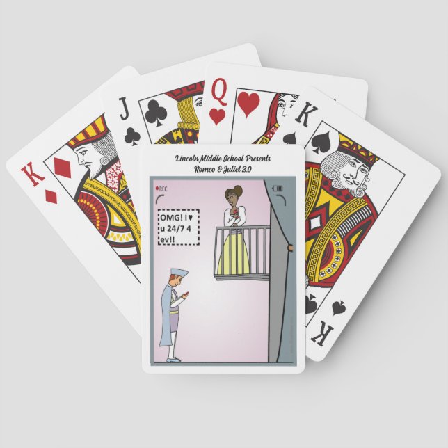 Jeu De Cartes Romeo et Juliet 2.0 Jouer aux cartes (dos)