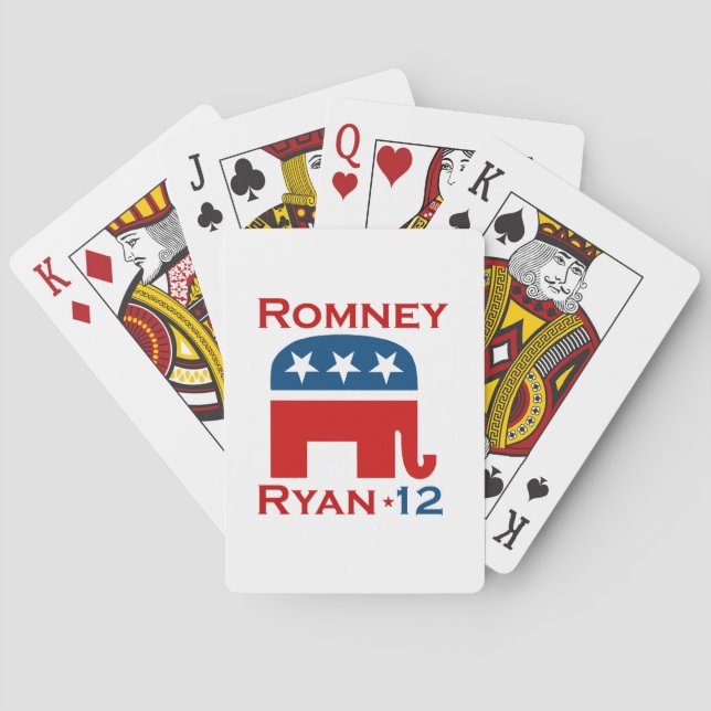 JEU DE CARTES ROMNEY RYAN 2012 GOP (dos)