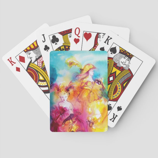 Jeu De Cartes RONDO EN LAGON / Bal mascarade vénitienne (dos)