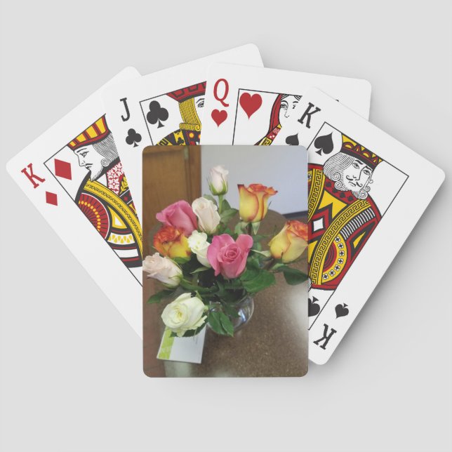 Jeu De Cartes Rose (dos)