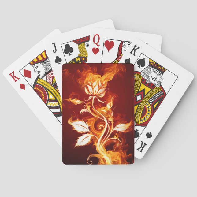 Jeu De Cartes Rose brûlant (dos)