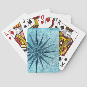Jeu De Cartes rose Compass du 17e siècle Jouer des cartes