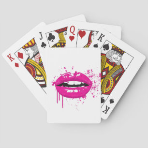 Jeu De Cartes Rose de beauté de mode de charme de maquillage de