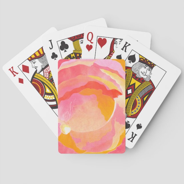 Jeu De Cartes Rose de chou III (dos)